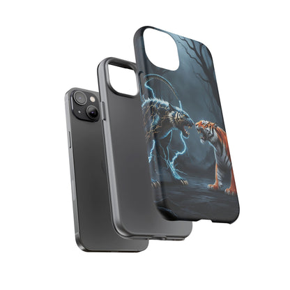 Phone Case - Lion vs Alien Tough Case