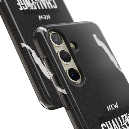 motivational new challenge phone Cases