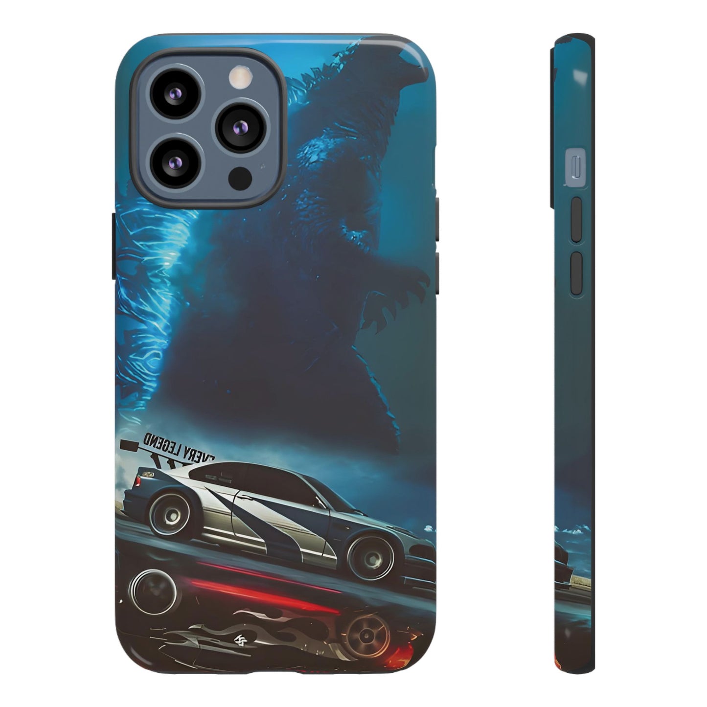 Phone Case - Car and Big Bear Design