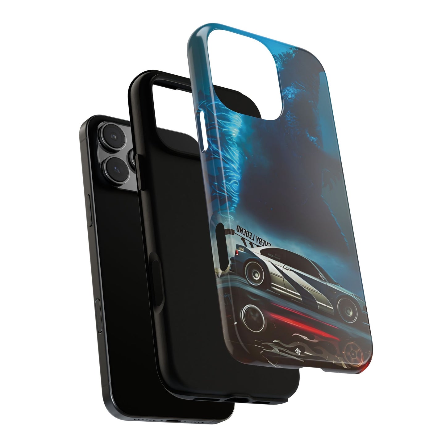 Phone Case - Car and Big Bear Design