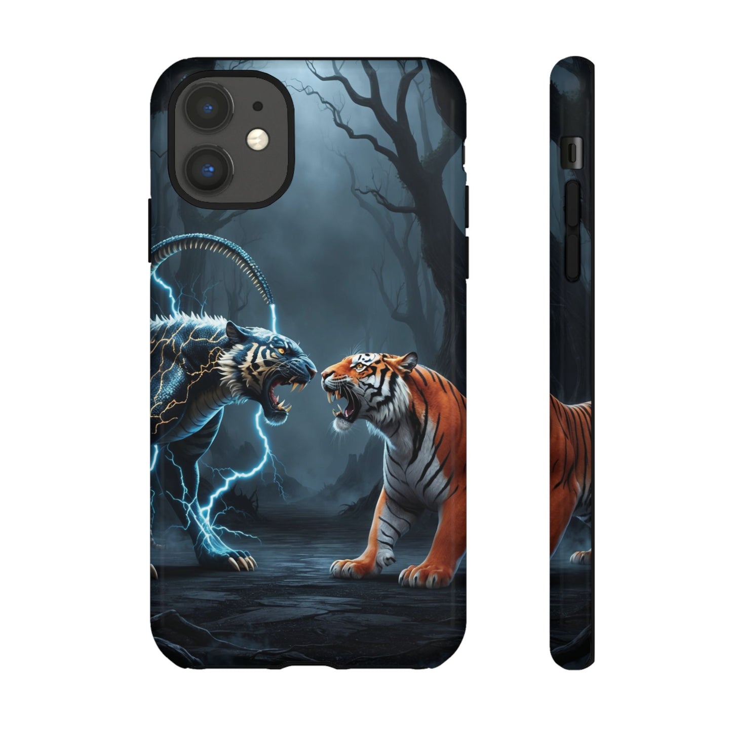 Phone Case - Lion vs Alien Tough Case