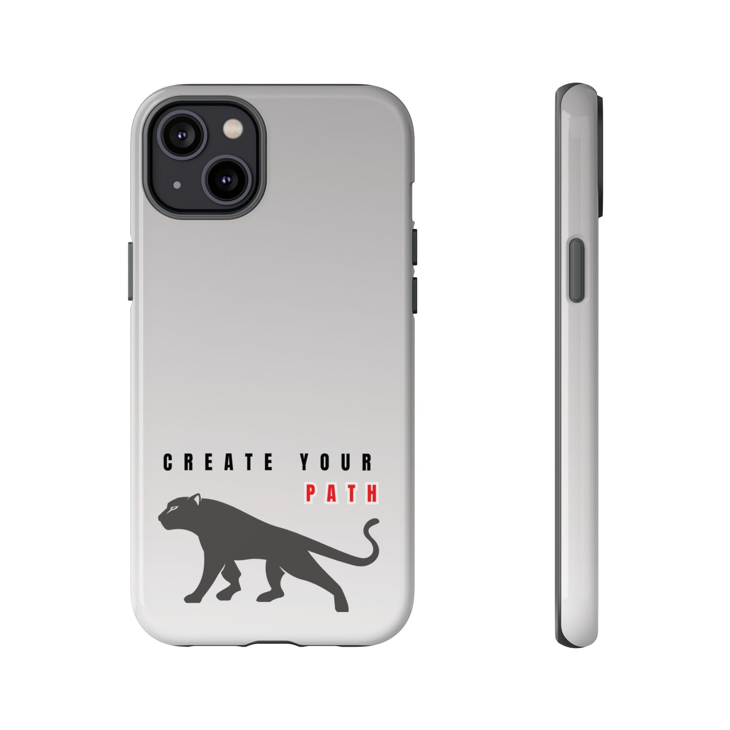 Tough Cases - Create Your Path Black Cat Phone Case