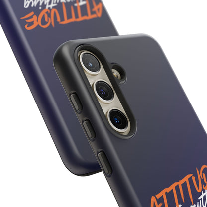 Attitude Is Everything - Stylish blue for Bold PersonalitiesTough Cases