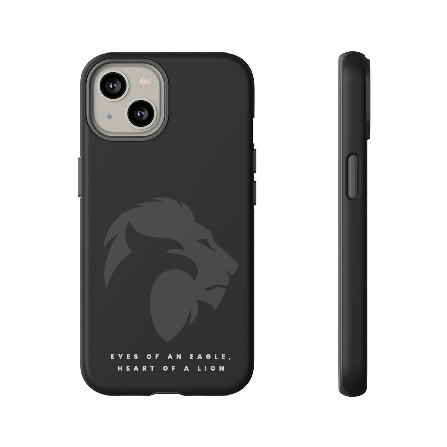 motivational black eagle & lion Tough Cases