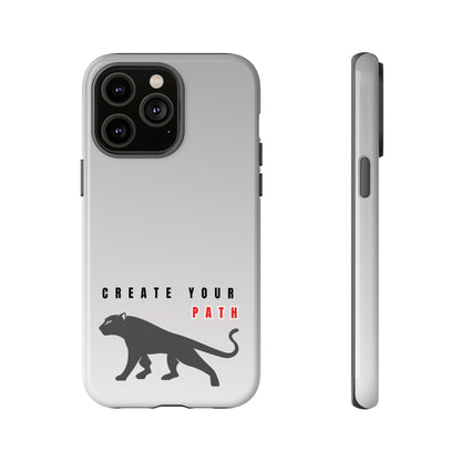 Tough Cases - Create Your Path Black Cat Phone Case