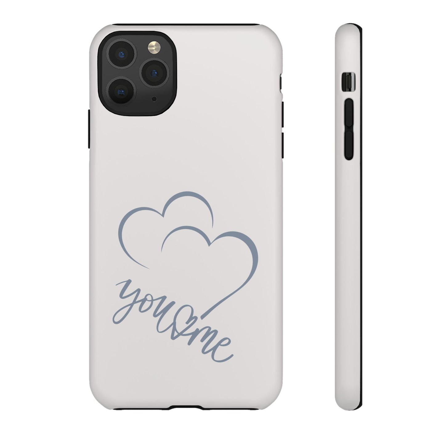 Phone Cases you and me 2 hearts Tough Cases