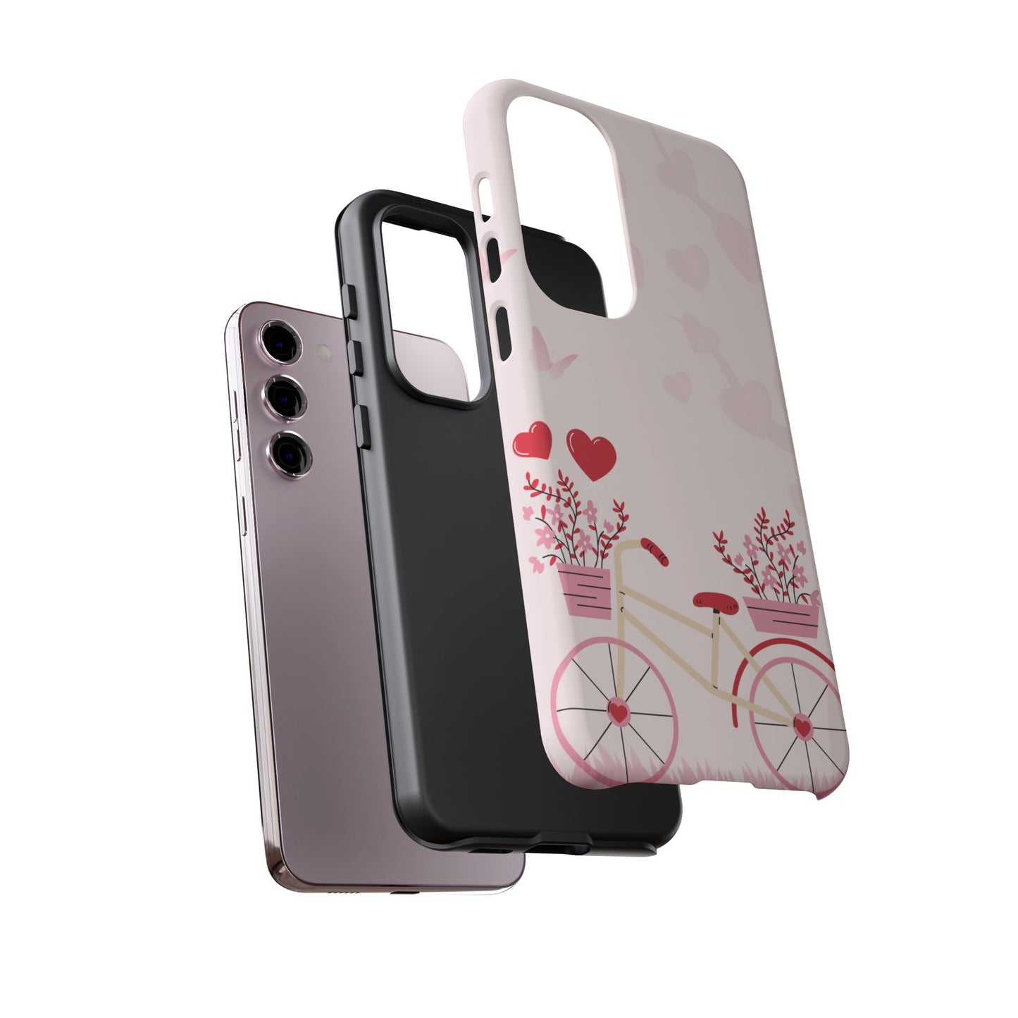 Phone Cases - Pink Cycle Pattern