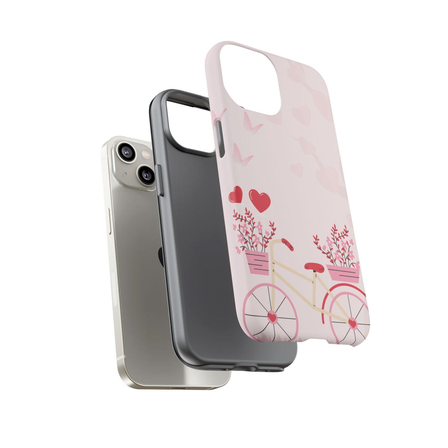 Phone Cases - Pink Cycle Pattern