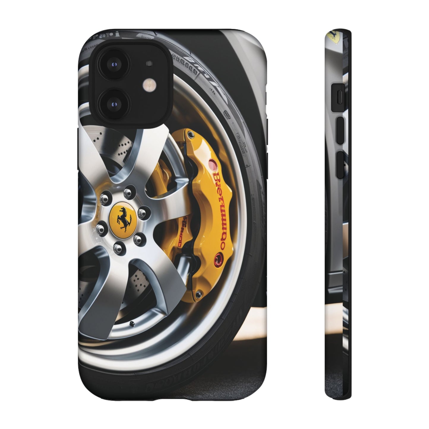 Phone Cases - Ferrari Brake and Wheel Design