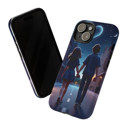 Phone Cases Love Couple Walking Tough Cases