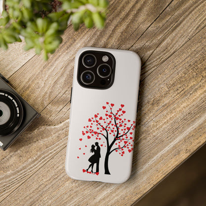 Phone Case - Lover Below in Heart Tree Design