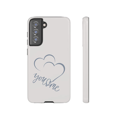 Phone Cases you and me 2 hearts Tough Cases