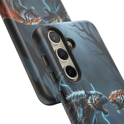 Phone Case - Lion vs Alien Tough Case