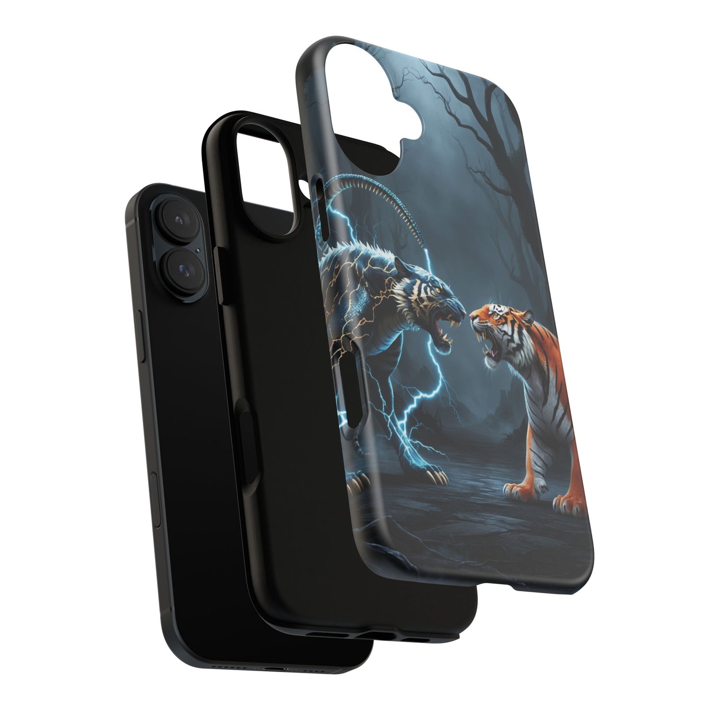 Phone Case - Lion vs Alien Tough Case