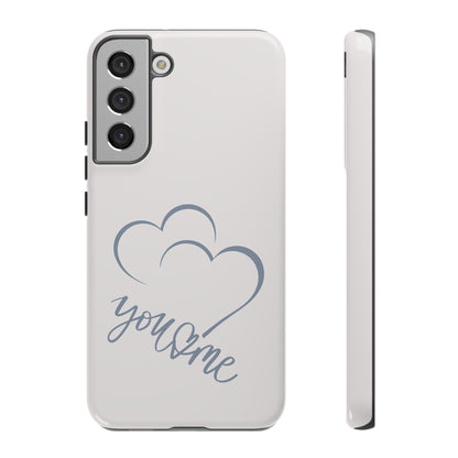 Phone Cases you and me 2 hearts Tough Cases