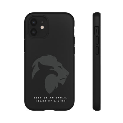 motivational black eagle & lion Tough Cases