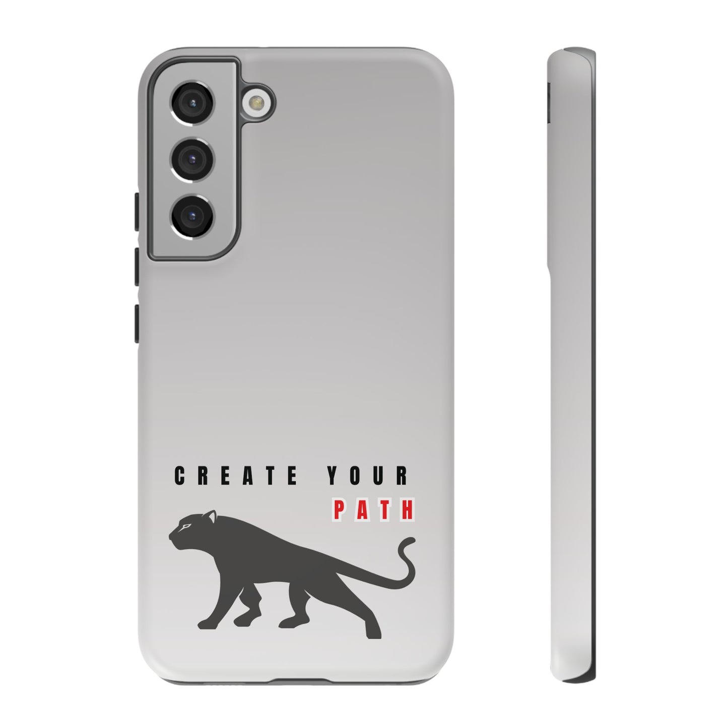 Tough Cases - Create Your Path Black Cat Phone Case