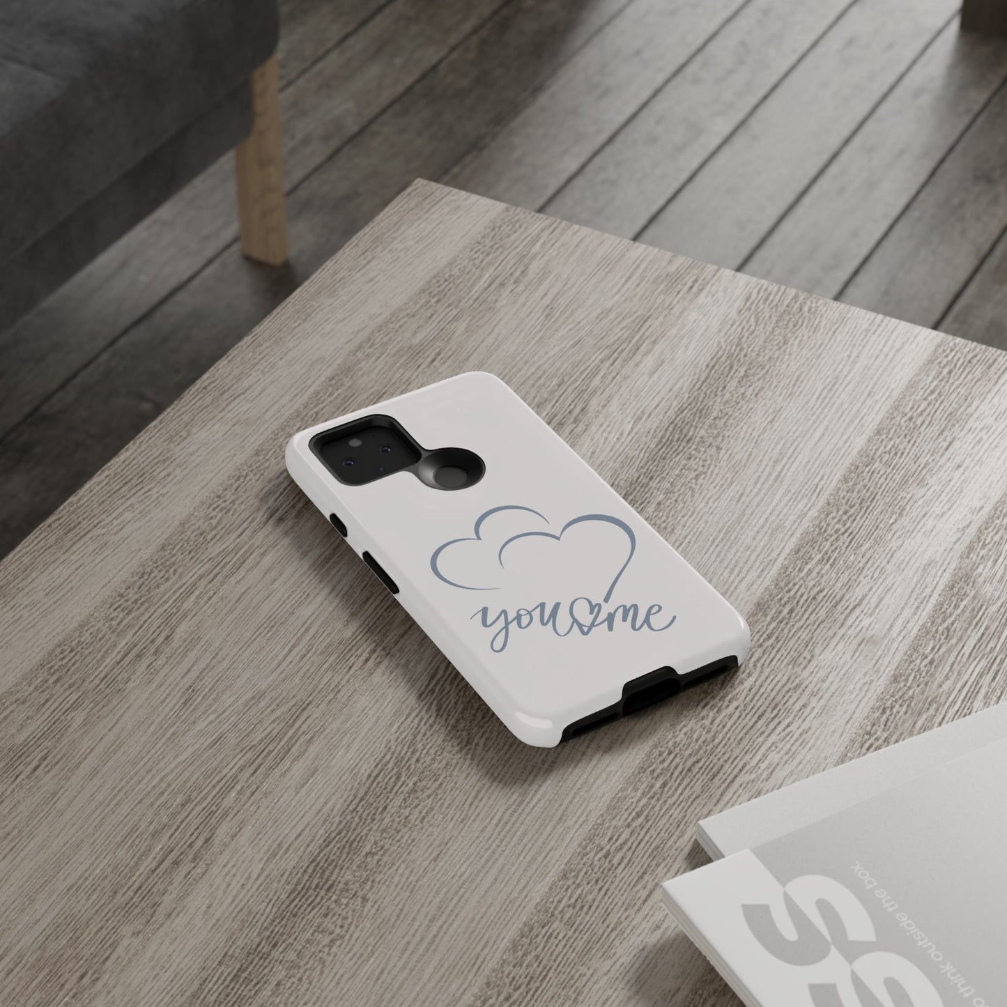 Phone Cases you and me 2 hearts Tough Cases