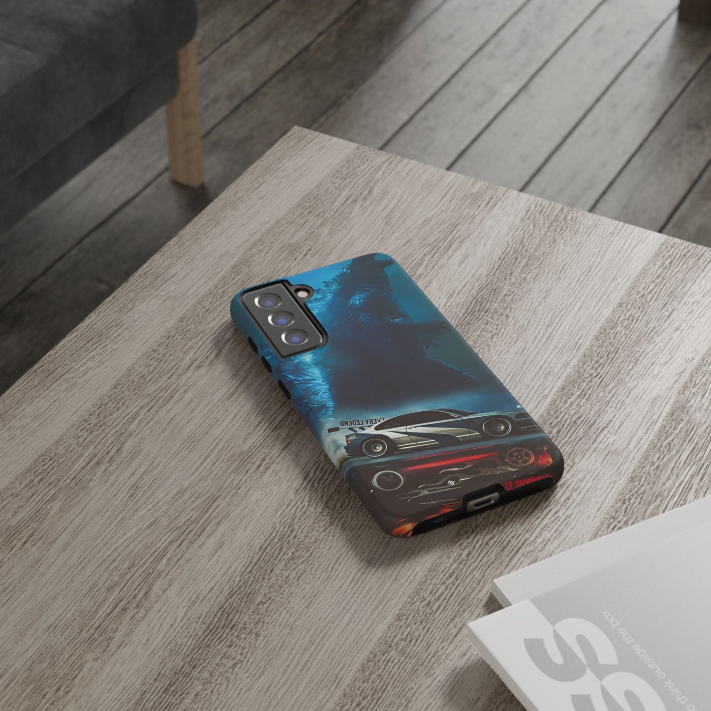 Phone Case - Car and Big Bear Design