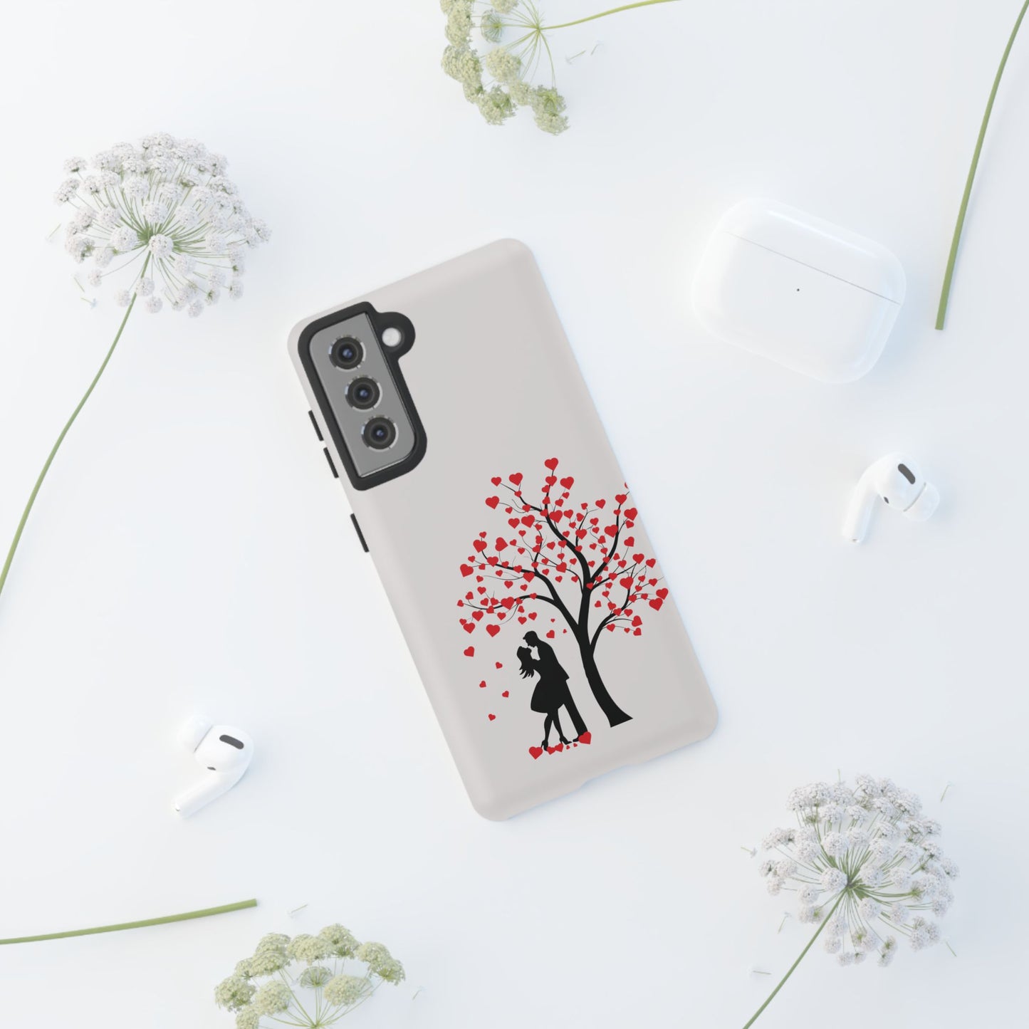 Phone Case - Lover Below in Heart Tree Design