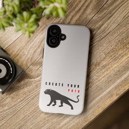 Tough Cases - Create Your Path Black Cat Phone Case