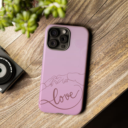 Phone Cases - Love Finger Heart Design