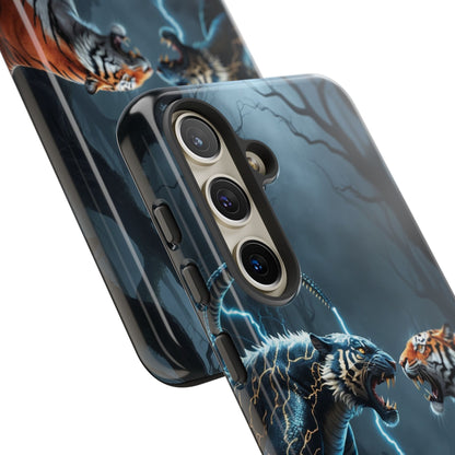 Phone Case - Lion vs Alien Tough Case