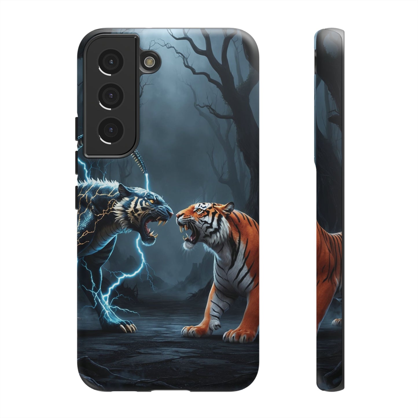 Phone Case - Lion vs Alien Tough Case