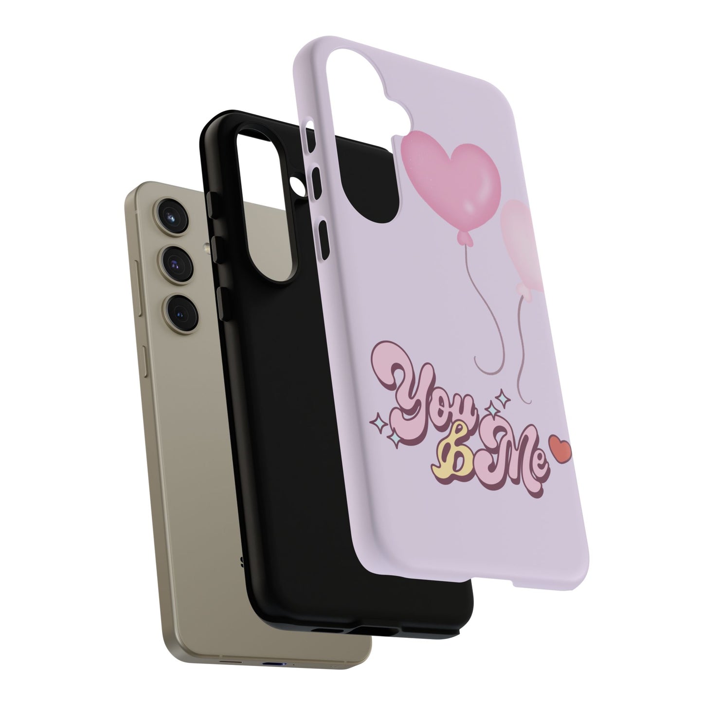 Phone Cases you and me 2 hearts ballon Tough Cases