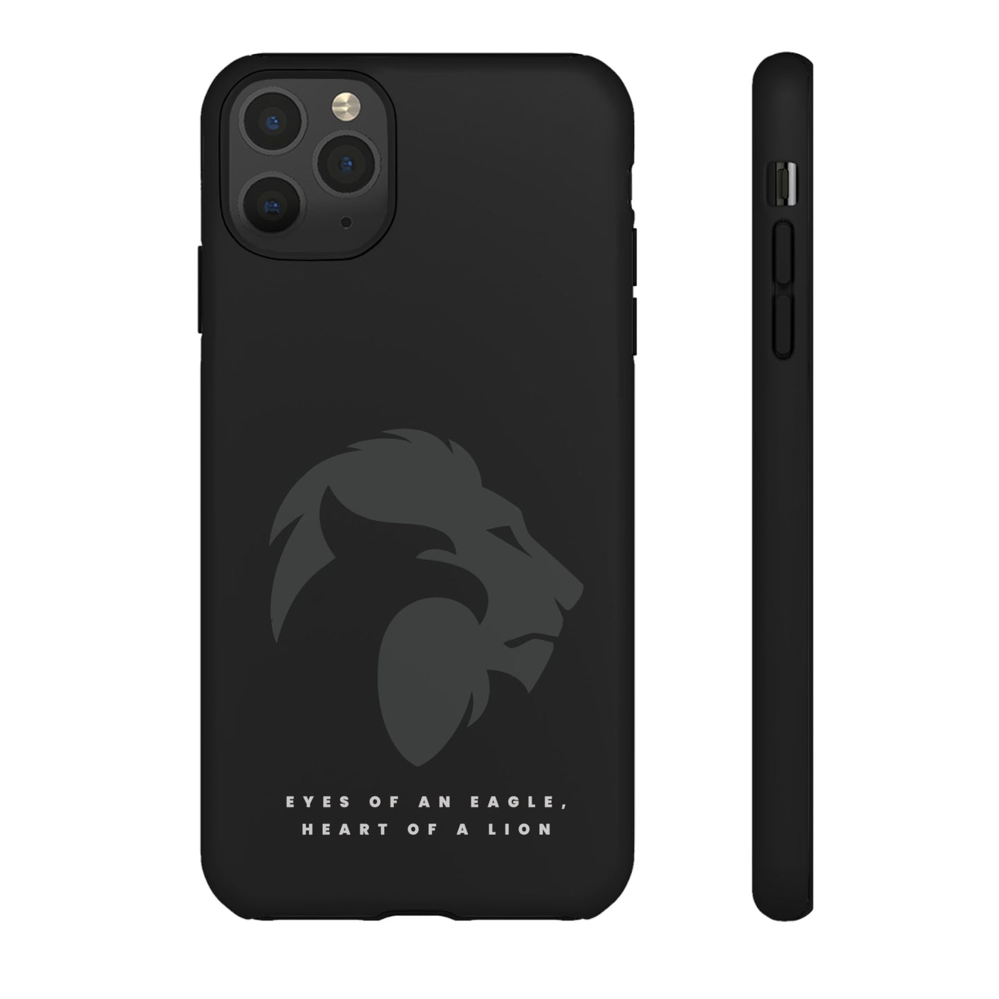 motivational black eagle & lion Tough Cases