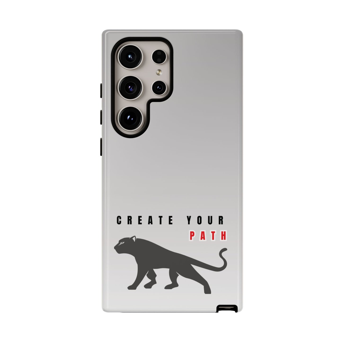 Tough Cases - Create Your Path Black Cat Phone Case