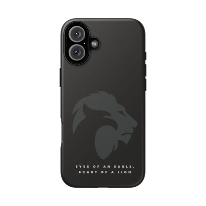 motivational black eagle & lion Tough Cases