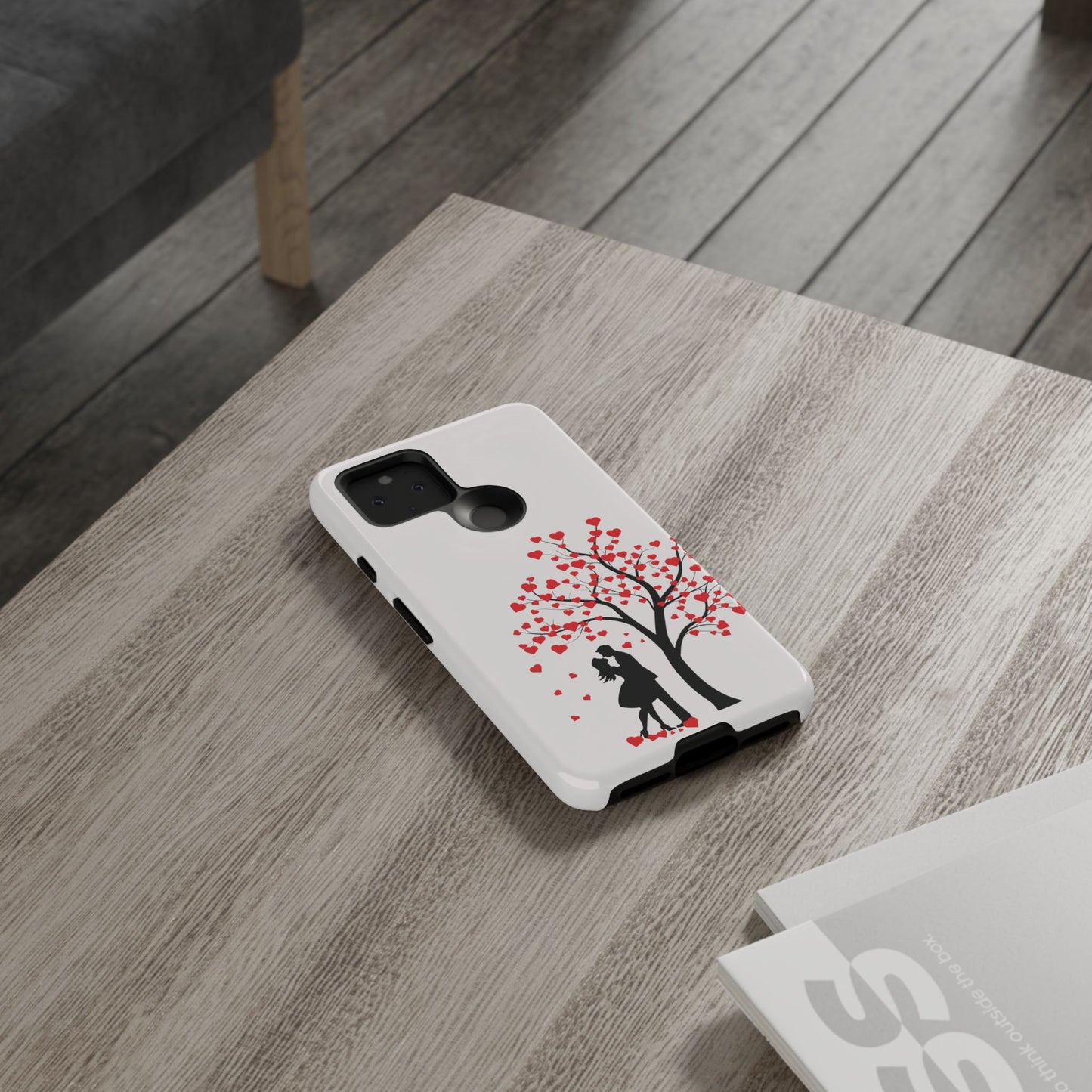 Phone Case - Lover Below in Heart Tree Design