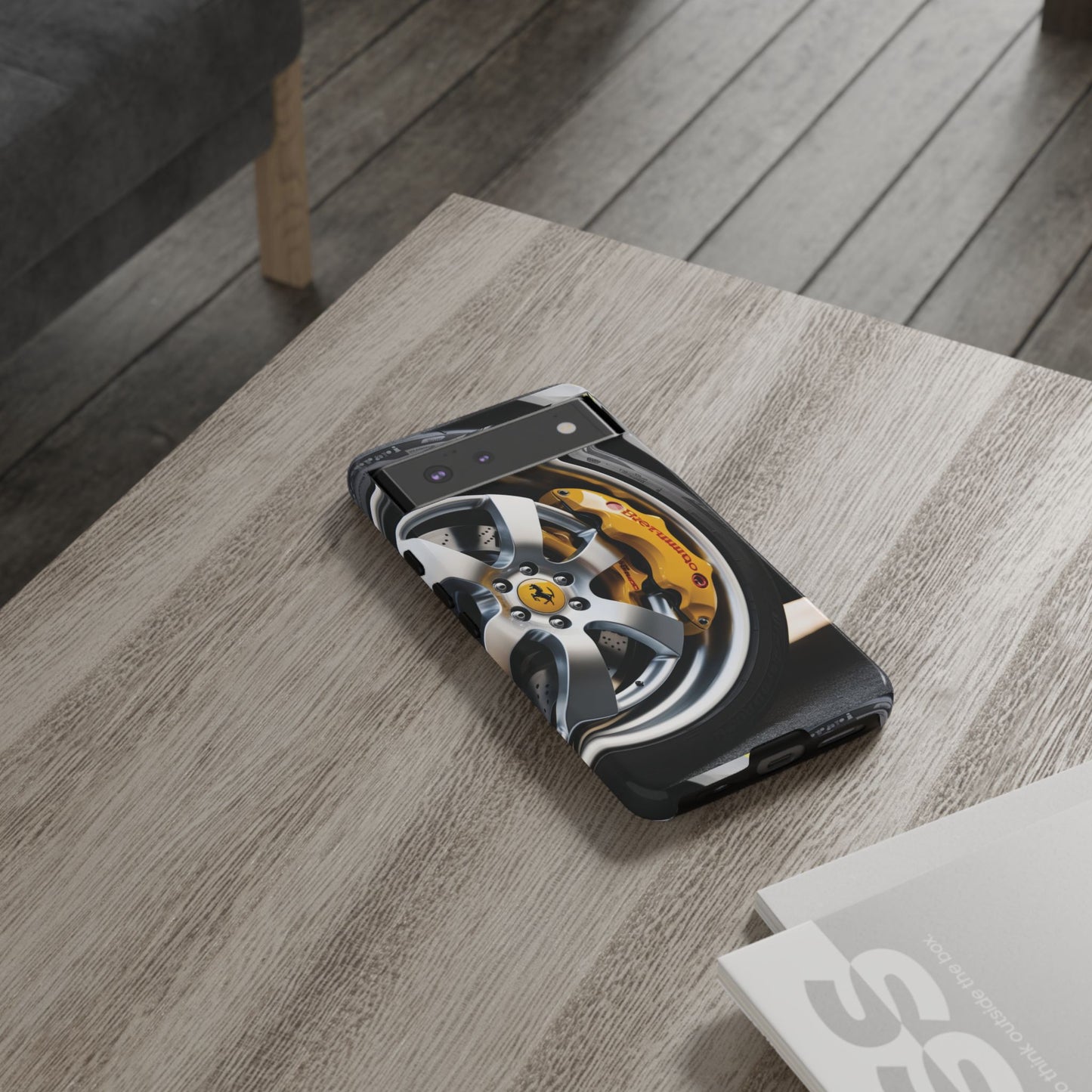 Phone Cases - Ferrari Brake and Wheel Design