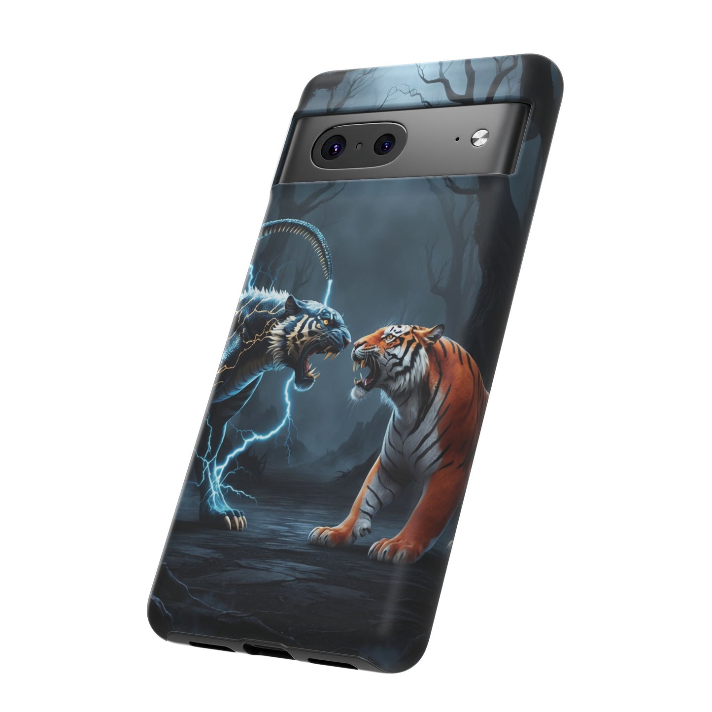 Phone Case - Lion vs Alien Tough Case