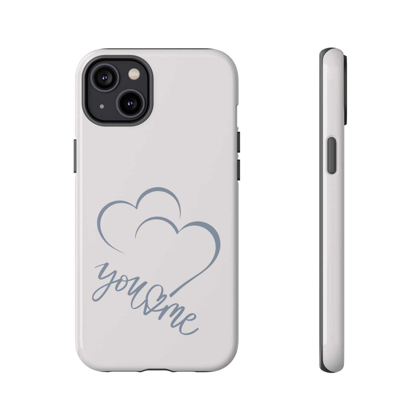 Phone Cases you and me 2 hearts Tough Cases