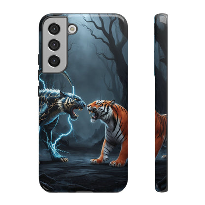 Phone Case - Lion vs Alien Tough Case