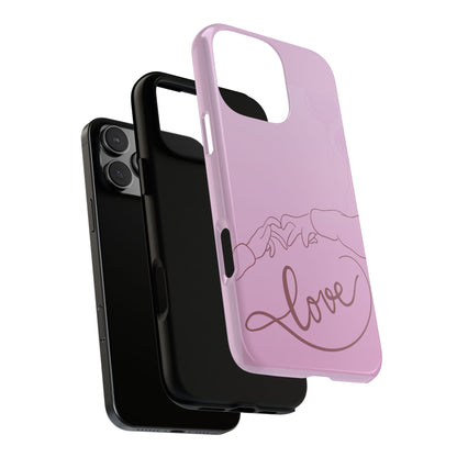 Phone Cases - Love Finger Heart Design