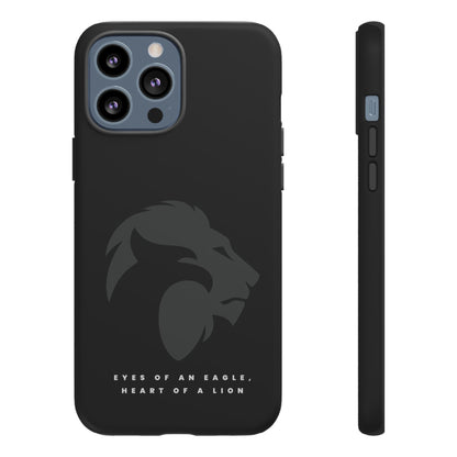 motivational black eagle & lion Tough Cases