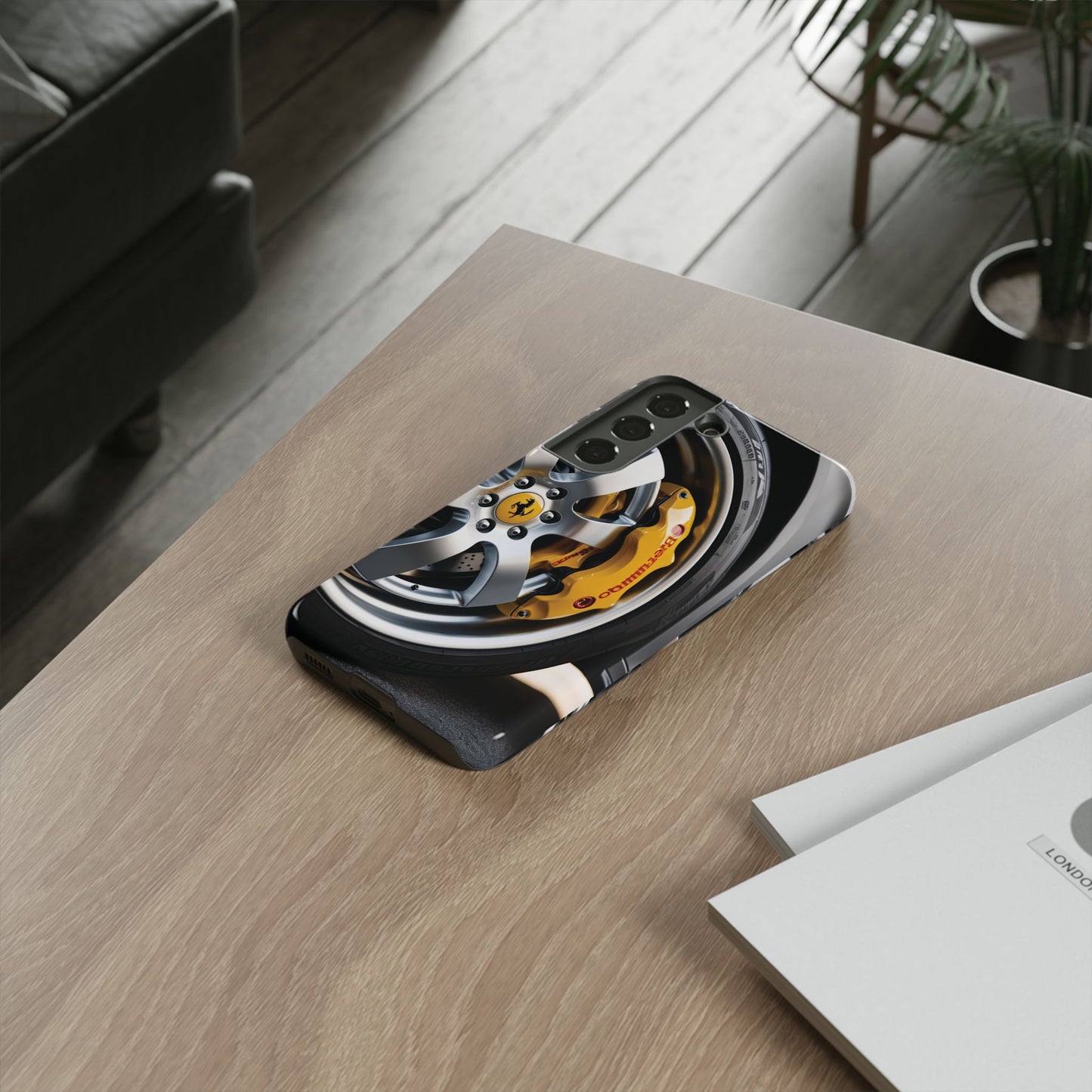 Phone Cases - Ferrari Brake and Wheel Design