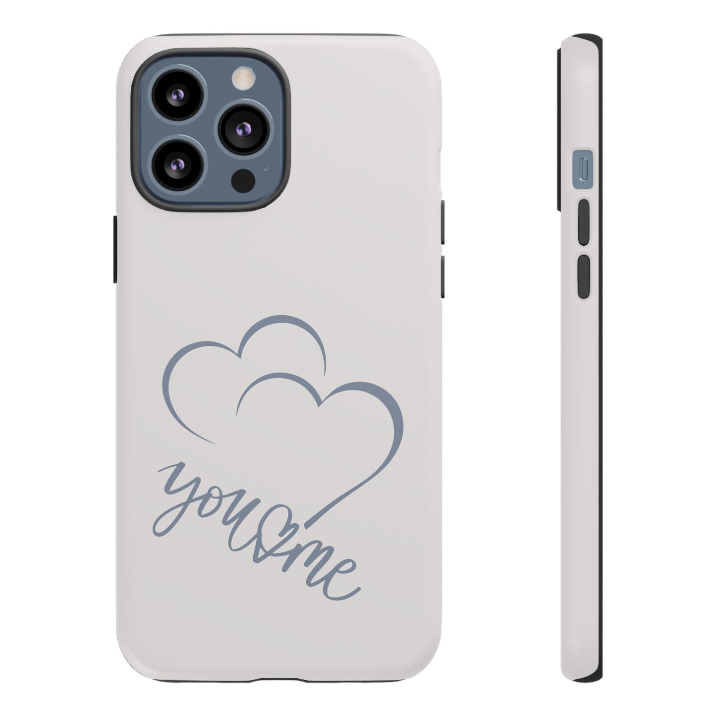 Phone Cases you and me 2 hearts Tough Cases