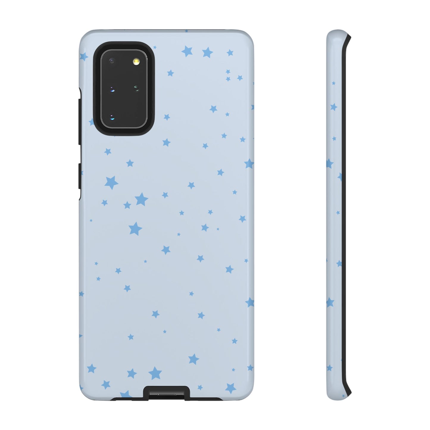 Phone Case - Blue Star in Light Blue Background Design