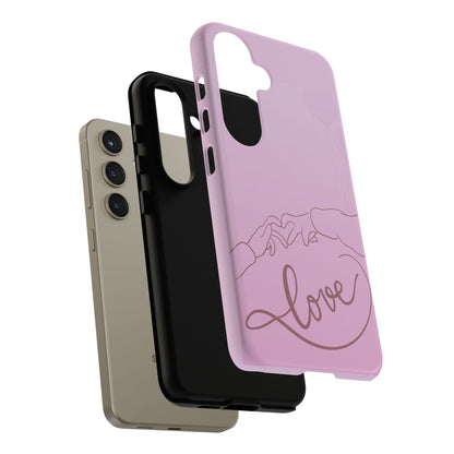 Phone Cases - Love Finger Heart Design