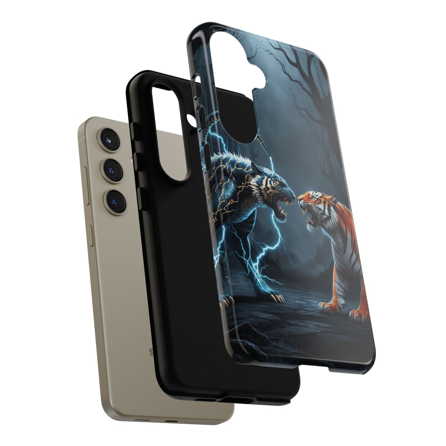 Phone Case - Lion vs Alien Tough Case