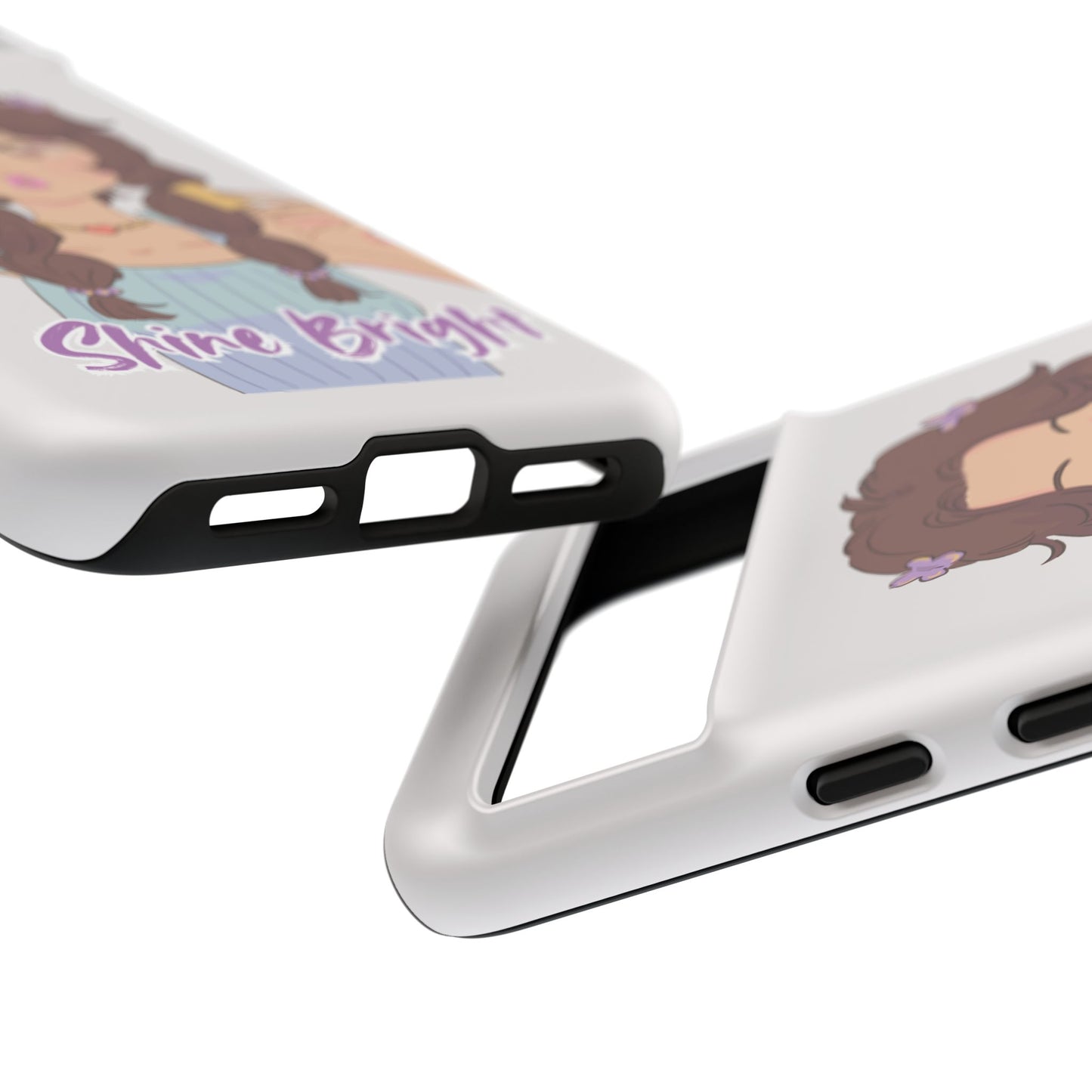 Phone Case - Shine Bright Girl Make Makeup