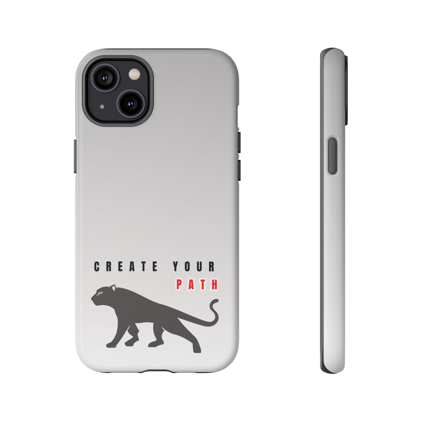 Tough Cases - Create Your Path Black Cat Phone Case