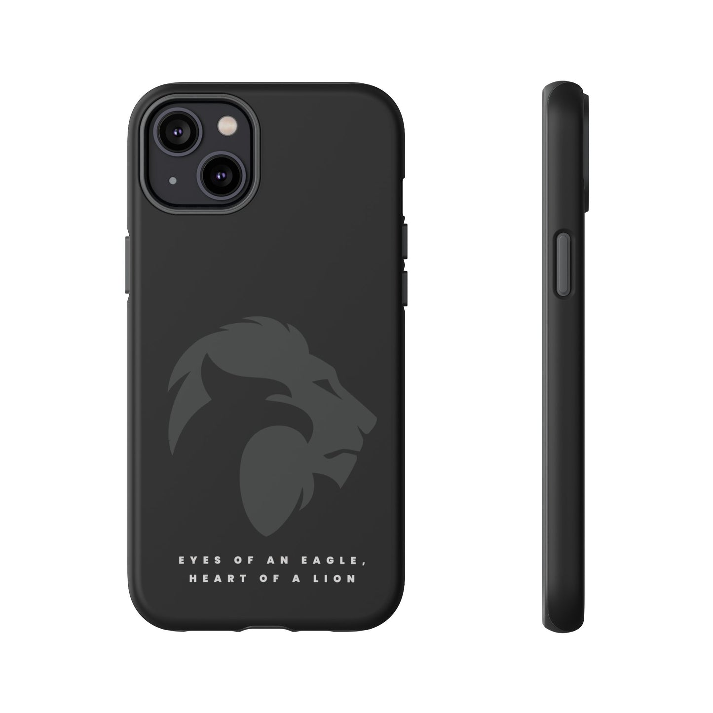 motivational black eagle & lion Tough Cases