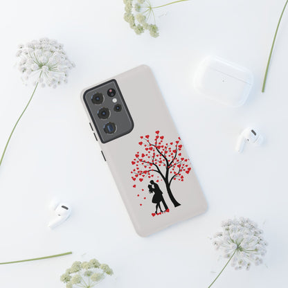 Phone Case - Lover Below in Heart Tree Design