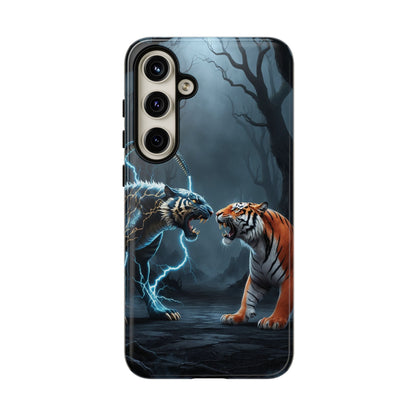 Phone Case - Lion vs Alien Tough Case