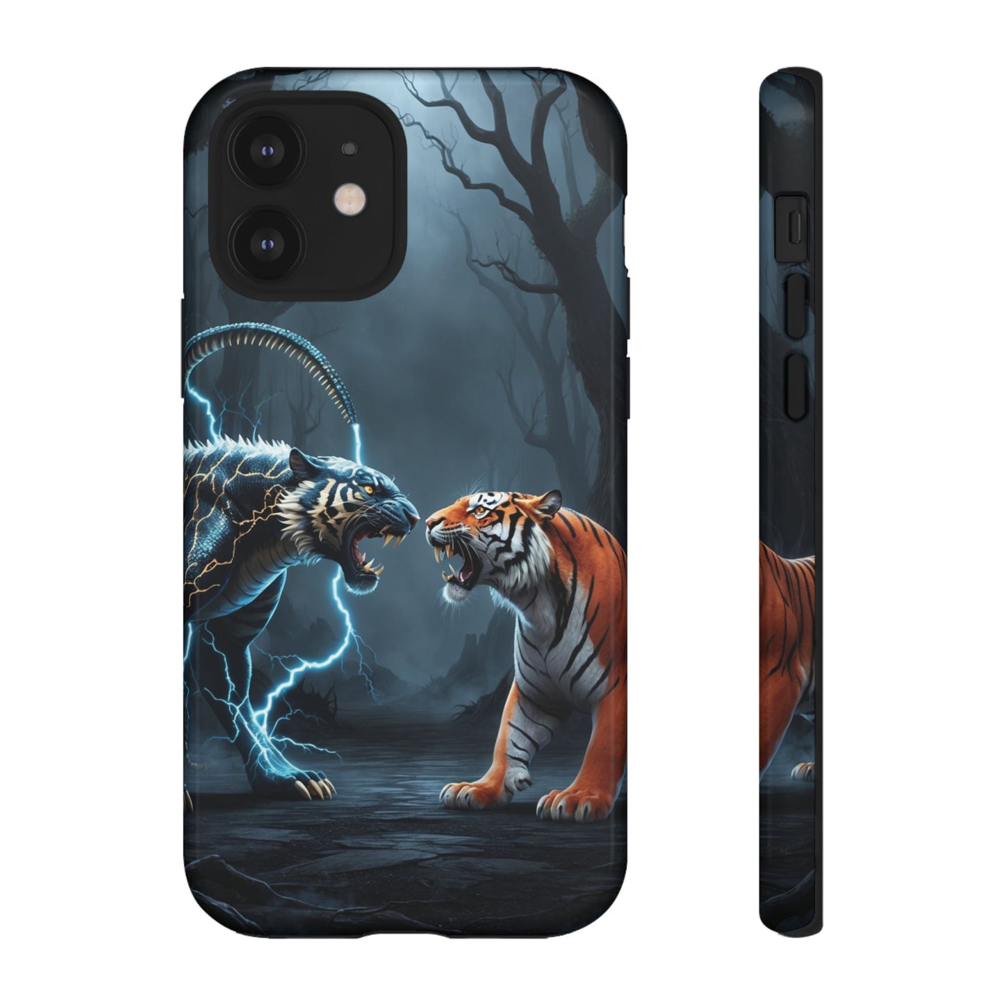 Phone Case - Lion vs Alien Tough Case